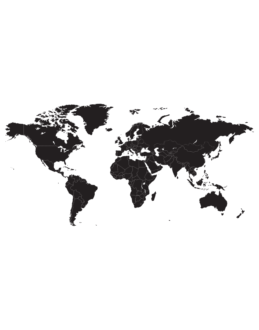 Pasaulio žemėlapis. Interjero detalė